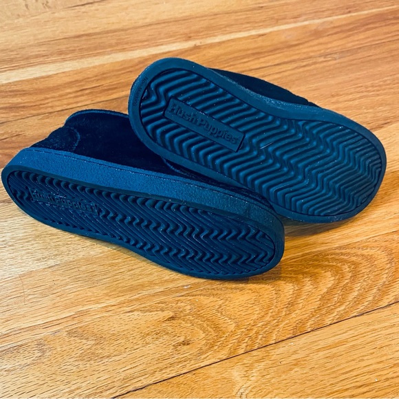 Hush Puppies BLACK slip on moccasins size 12.5 - Picture 8 of 10